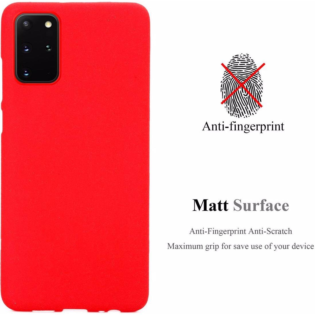 Thumbnail - Cadorabo TPU Frosted Cover (Samsung Galaxy S20+), Smartphone Hülle, Rot