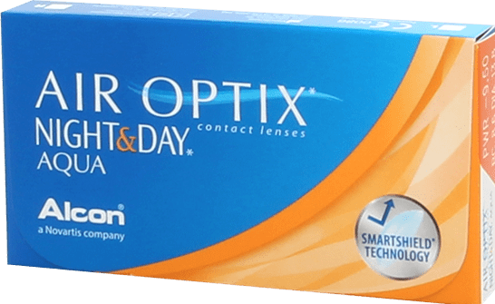 Produktbild Air Optix Night and Day Aqua (6 Stück, Monatslinse, Sphärisch)