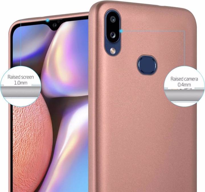 Produktbild Cadorabo TPU Matt Metallic Cover (Samsung Galaxy A10s, Samsung Galaxy M01s)
