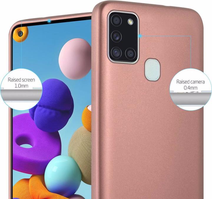 Produktbild Cadorabo TPU Matt Metallic Cover (Samsung Galaxy A21s)