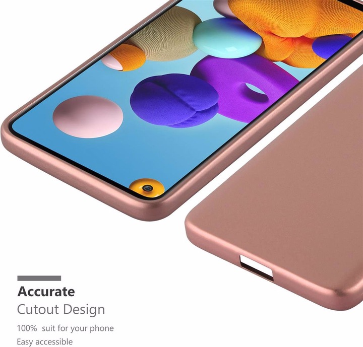 Produktbild Cadorabo TPU Matt Metallic Cover (Samsung Galaxy A21s)