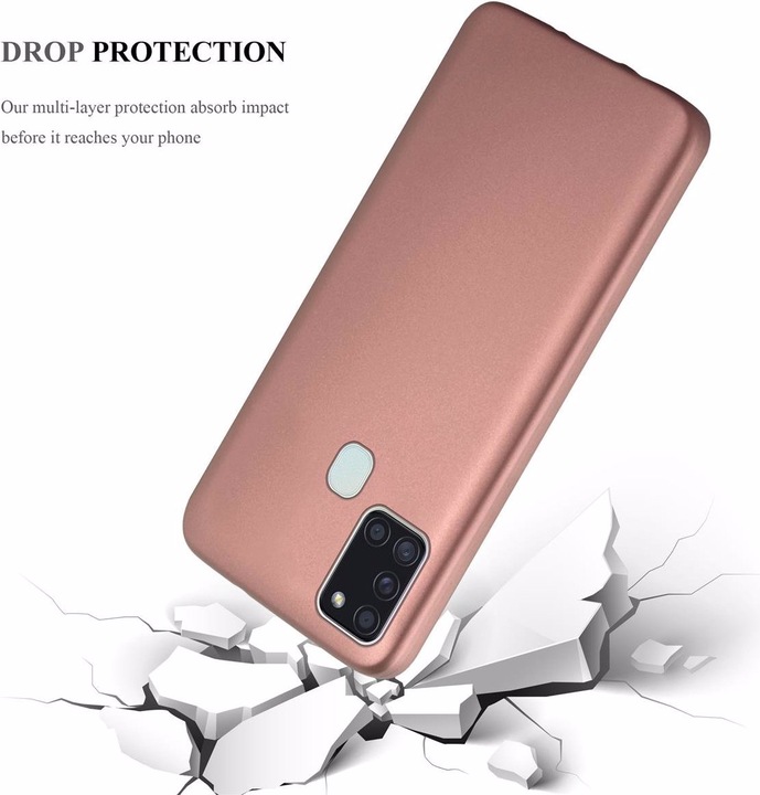 Produktbild Cadorabo TPU Matt Metallic Cover (Samsung Galaxy A21s)