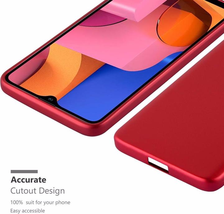 Actual product image Cadorabo TPU Matt Metallic Cover (Samsung Galaxy A20s)