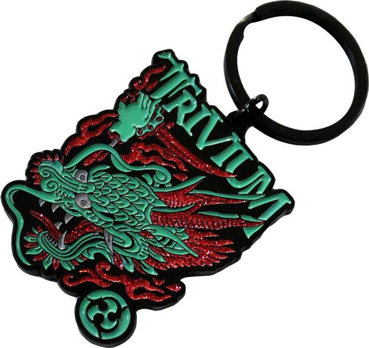 Actual product image Trivium Deadmen Dragon Head Keyring