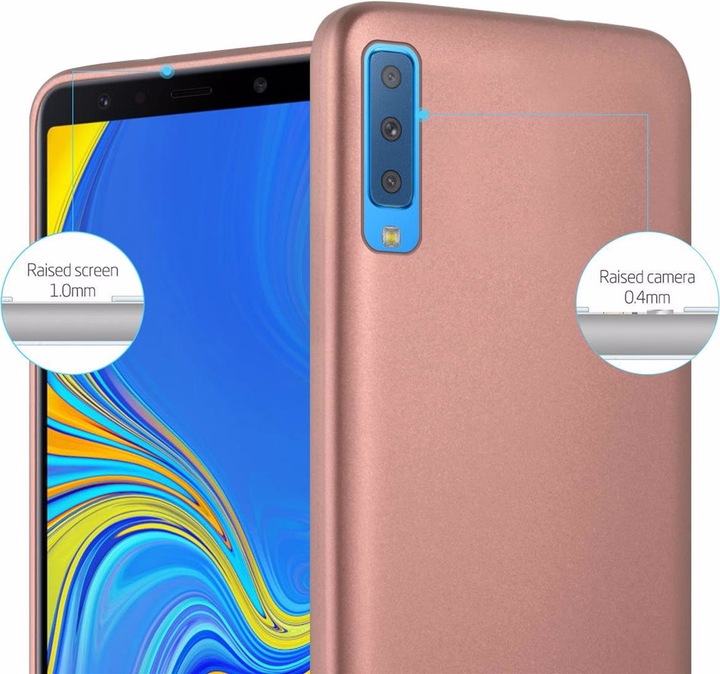 Produktbild Cadorabo TPU Matt Metallic Cover (Samsung Galaxy A7 (2018))