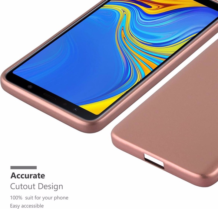 Produktbild Cadorabo TPU Matt Metallic Cover (Samsung Galaxy A7 (2018))