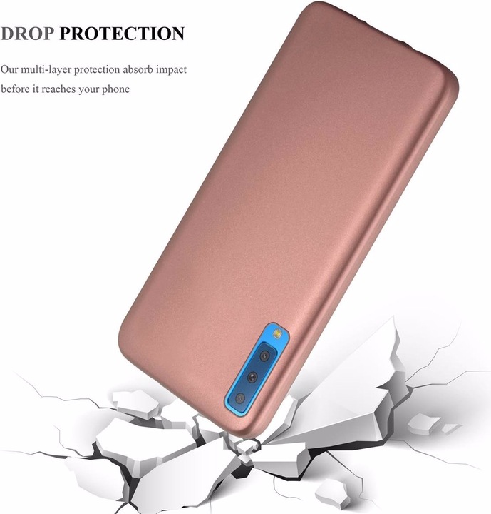Produktbild Cadorabo TPU Matt Metallic Cover (Samsung Galaxy A7 (2018))