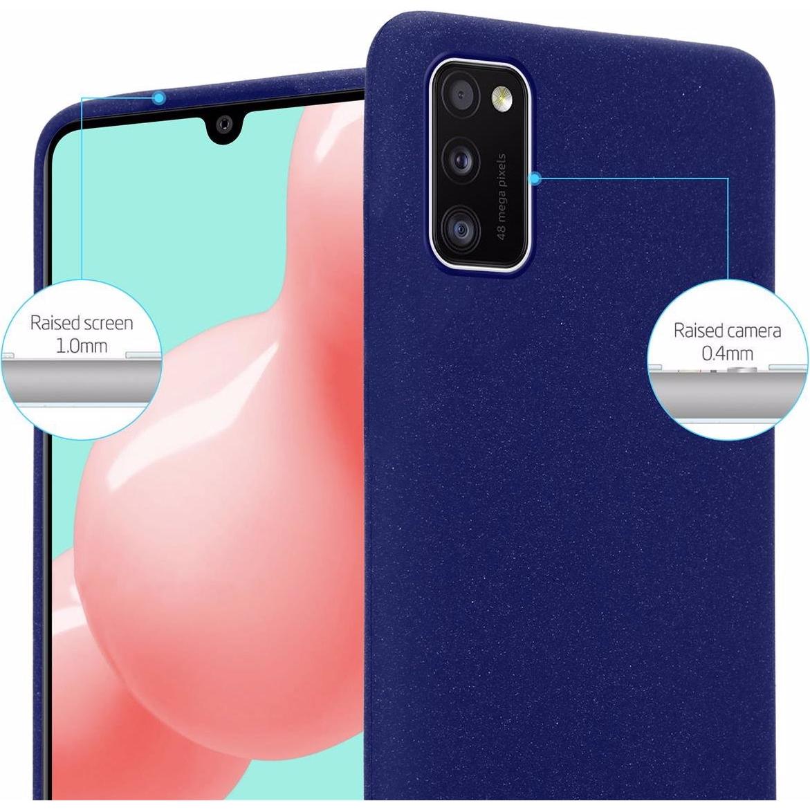 Thumbnail - Cadorabo TPU Frosted Cover (Samsung Galaxy A41), Smartphone Hülle, Blau