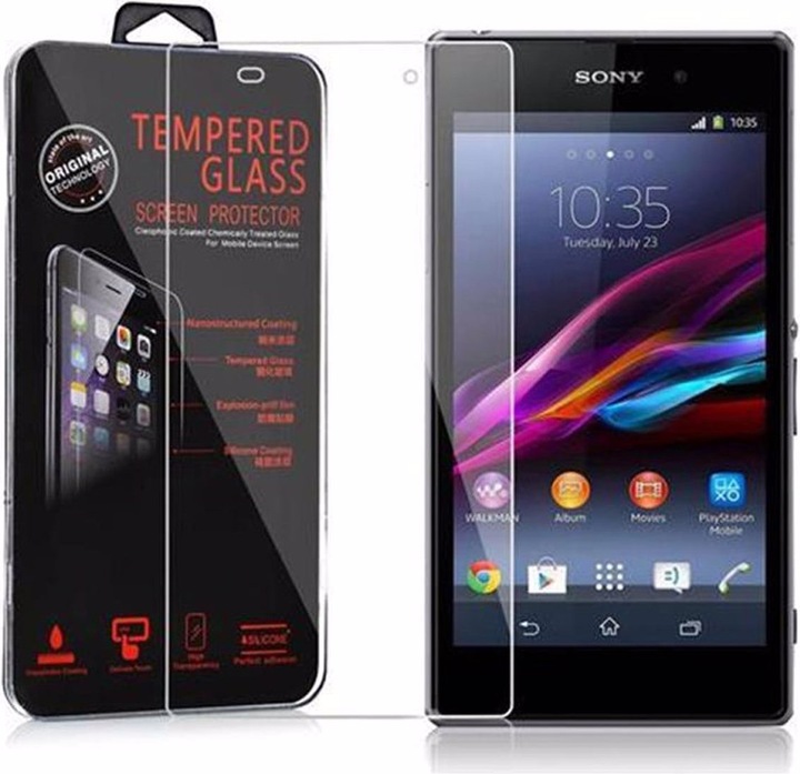 Actual product image Cadorabo Display protection glass (1 Piece, Sony Xperia Z1)