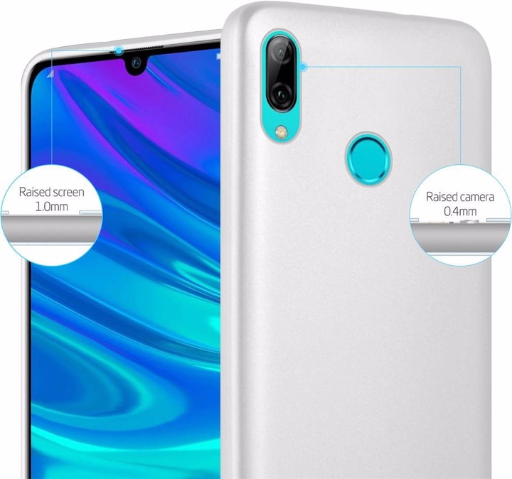 Produktbild Cadorabo TPU Matt Metallic Cover (Huawei P Smart (2019))