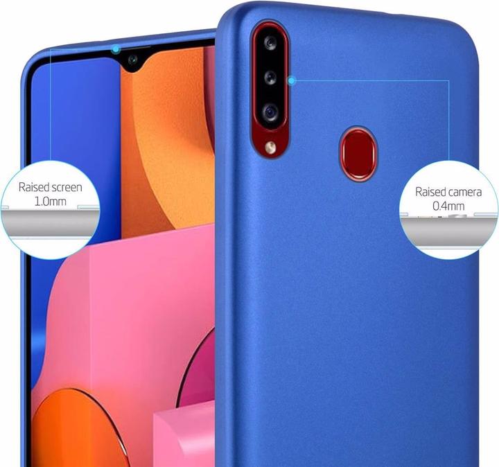 Actual product image Cadorabo TPU Matt Metallic Cover (Samsung Galaxy A20s)