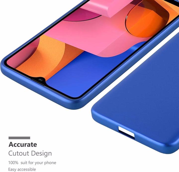 Actual product image Cadorabo TPU Matt Metallic Cover (Samsung Galaxy A20s)