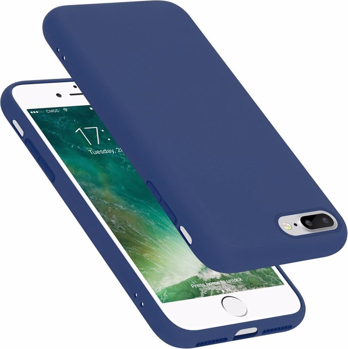 Produktbild Cadorabo TPU Liquid Silicone Case Cover (Apple iPhone 7 Plus, Apple iPhone 7s Plus, Apple iPhone 8 Plus)