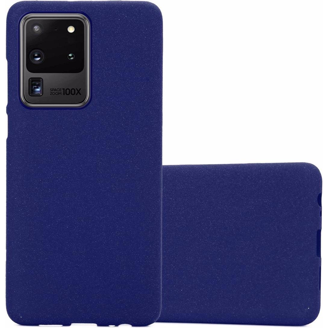 Thumbnail - Cadorabo TPU Frosted Cover (Samsung Galaxy S20 Ultra), Smartphone Hülle, Blau