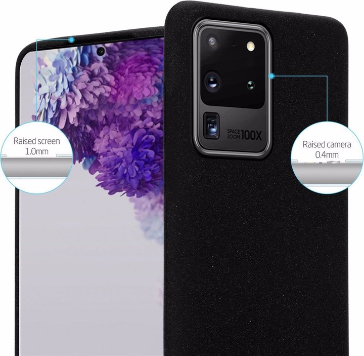 Actual product image Cadorabo TPU Frosted Cover (Samsung Galaxy S20 Ultra)