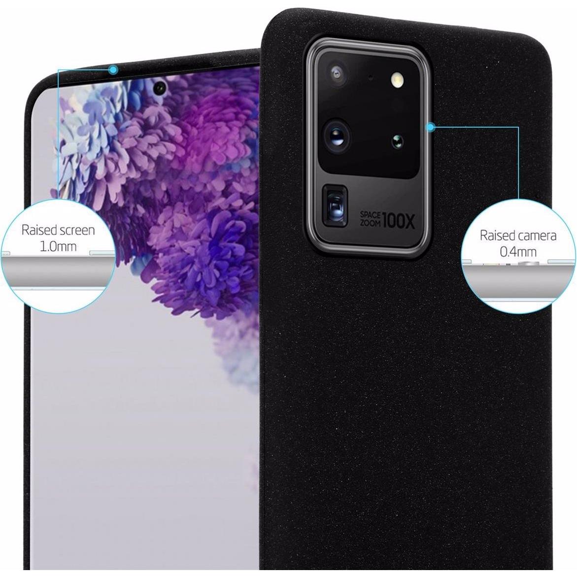 Thumbnail - Cadorabo TPU Frosted Cover (Samsung Galaxy S20 Ultra), Smartphone Hülle, Schwarz