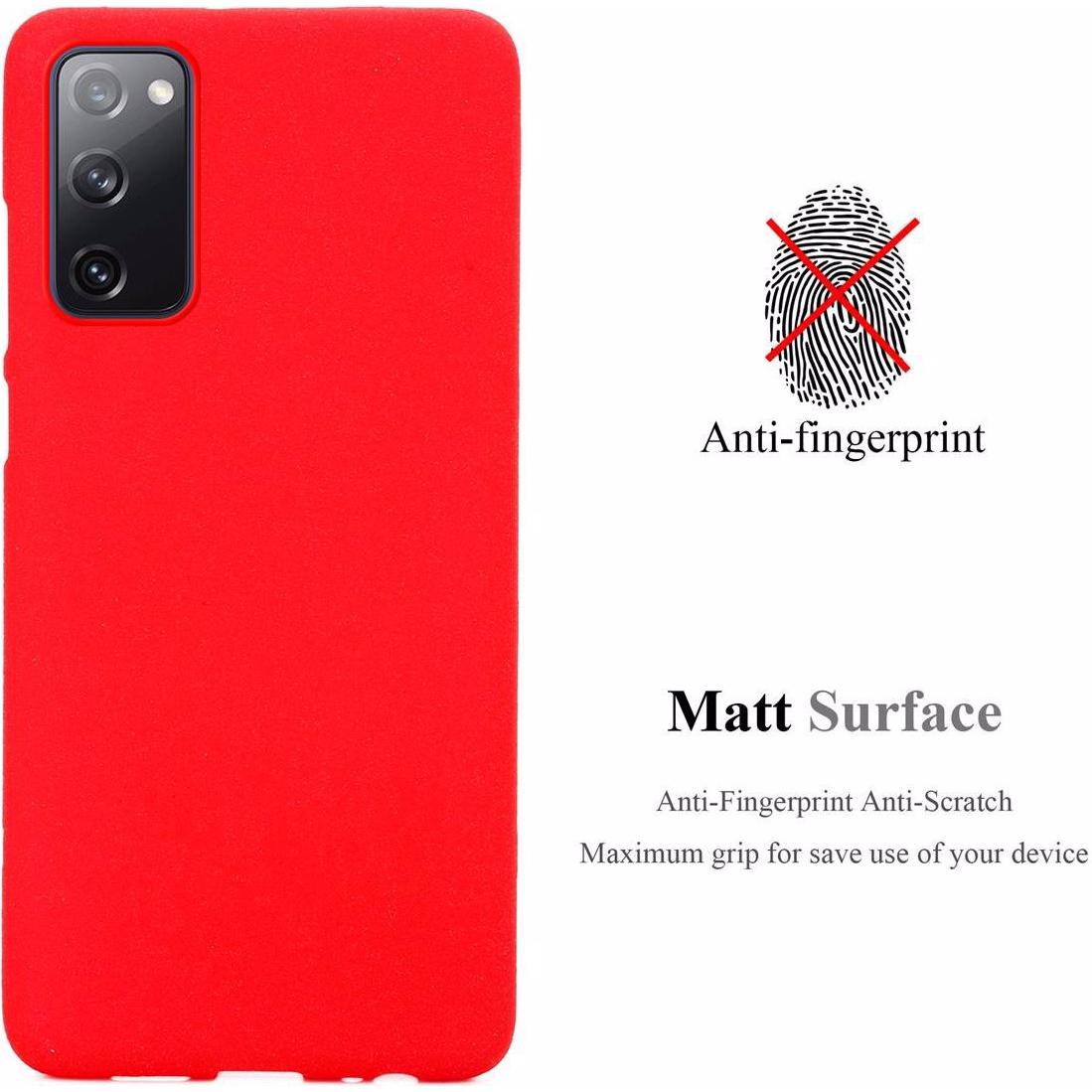 Thumbnail - Cadorabo TPU Frosted Cover (Samsung Galaxy S20 FE), Smartphone Hülle, Rot