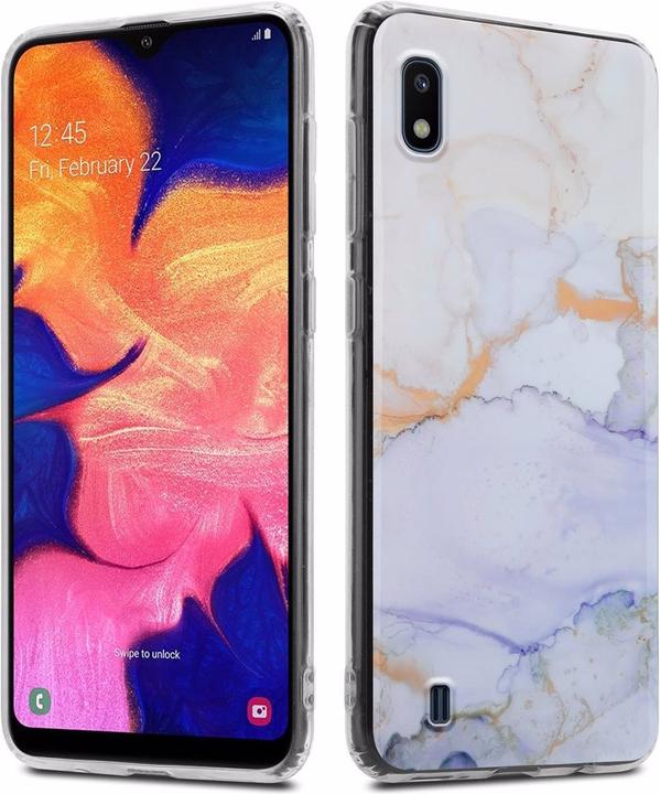 Image du produit Cadorabo Couverture IMD TPU Marbre coloré (Samsung Galaxy A10, HTC One M10)