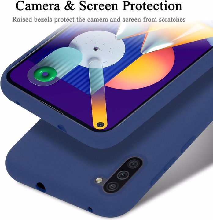 Actual product image Cadorabo TPU Liquid Silicone Case Cover (Samsung Galaxy M11, Samsung Galaxy A11)