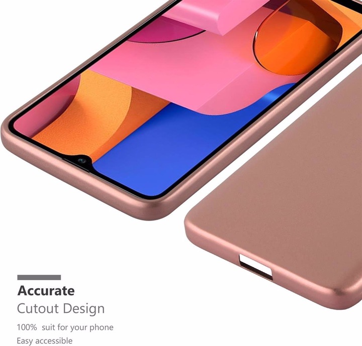 Produktbild Cadorabo TPU Matt Metallic Cover (Samsung Galaxy A20s)