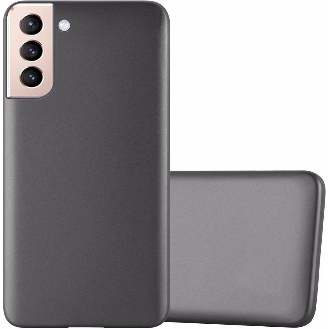Thumbnail - Cadorabo TPU Matt Metallic Cover (Samsung Galaxy S21+), Smartphone Hülle, Grau