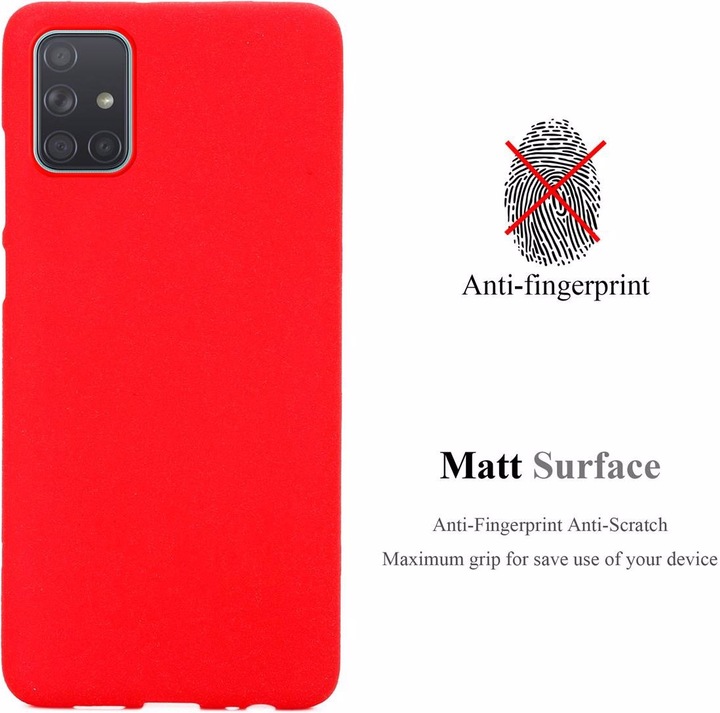 Actual product image Cadorabo TPU Frosted Cover (Samsung Galaxy A71)