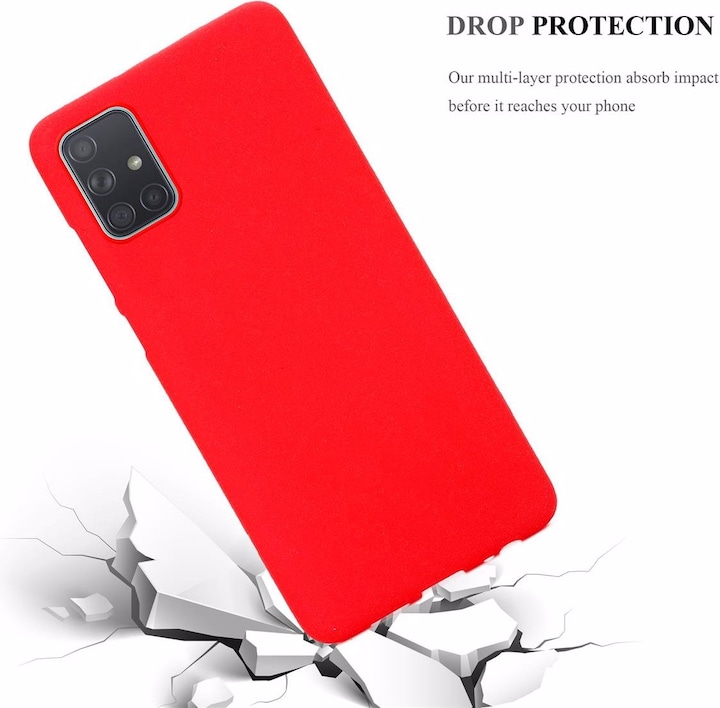 Actual product image Cadorabo TPU Frosted Cover (Samsung Galaxy A71)