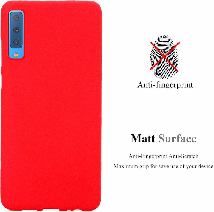 Actual product image Cadorabo TPU Frosted Cover (Samsung Galaxy A7 (2018))