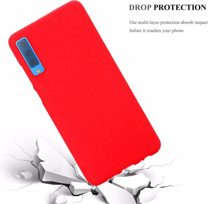 Actual product image Cadorabo TPU Frosted Cover (Samsung Galaxy A7 (2018))