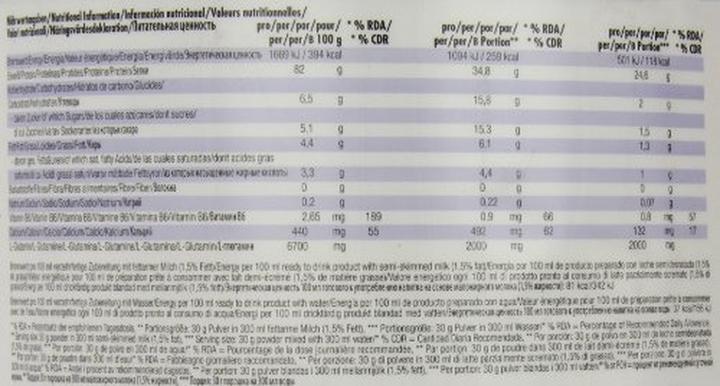Nährwerte und Zutaten Weider Premium Whey Protein (Erdbeer, Vanille, 1 Stk., 2300 g)