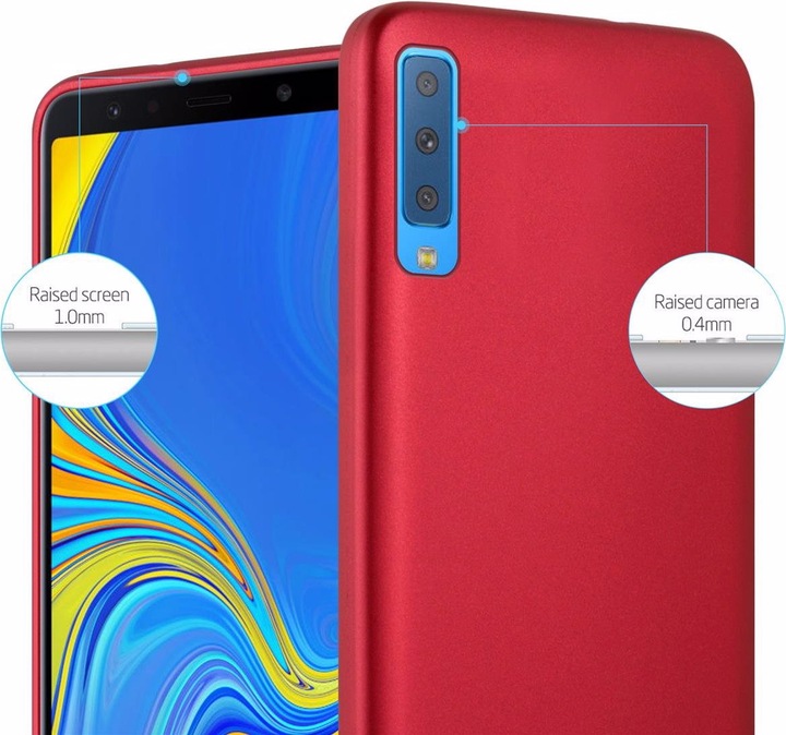 Produktbild Cadorabo TPU Matt Metallic Cover (Samsung Galaxy A7 (2018))