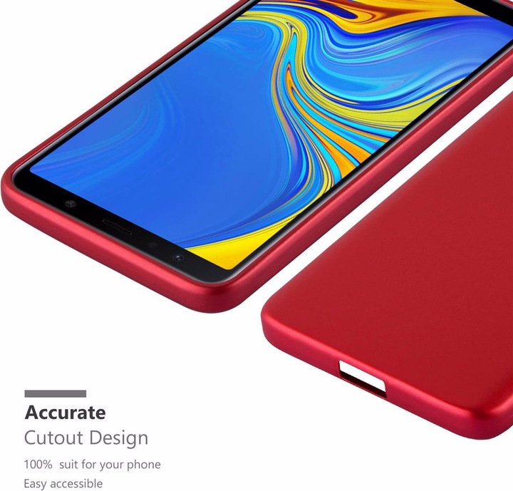 Produktbild Cadorabo TPU Matt Metallic Cover (Samsung Galaxy A7 (2018))