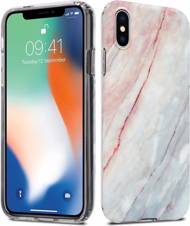 Produktbild Cadorabo IMD TPU Bunter Marmor Cover (Apple iPhone XS Max)