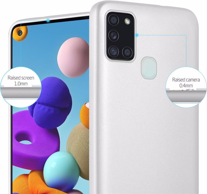 Produktbild Cadorabo TPU Matt Metallic Cover (Samsung Galaxy A21s)