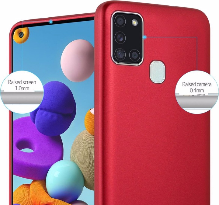 Produktbild Cadorabo TPU Matt Metallic Cover (Samsung Galaxy A21s)