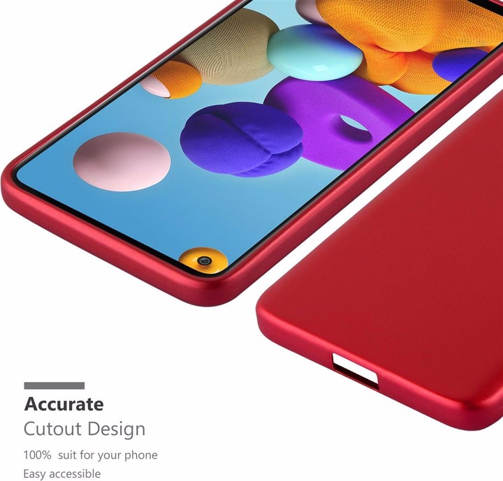 Produktbild Cadorabo TPU Matt Metallic Cover (Samsung Galaxy A21s)