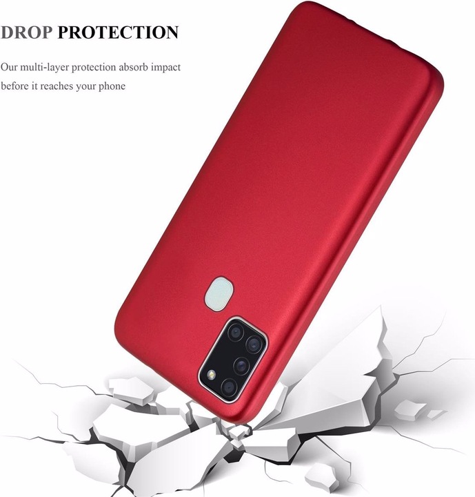 Produktbild Cadorabo TPU Matt Metallic Cover (Samsung Galaxy A21s)