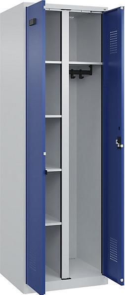 Gentian blue RAL 5010, Light grey RAL 7035
