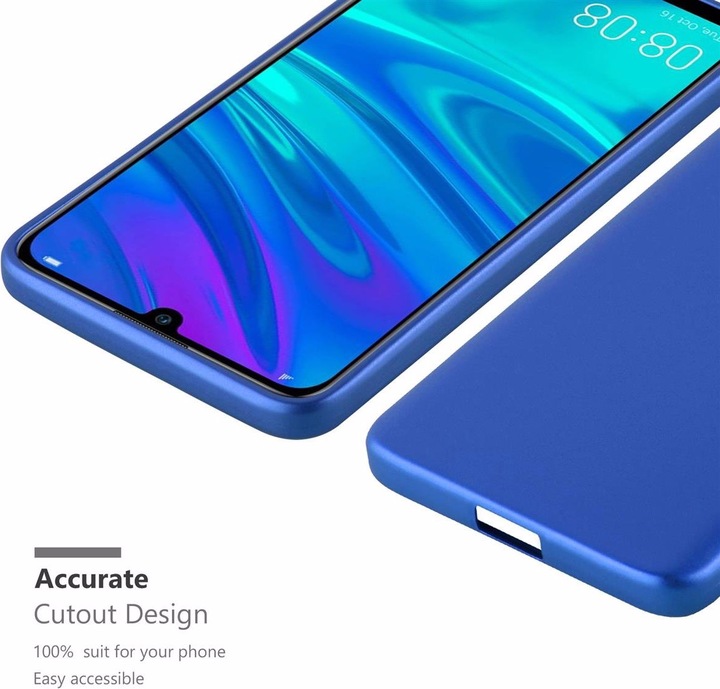 Actual product image Cadorabo TPU Matt Metallic Cover (Huawei P Smart (2019))