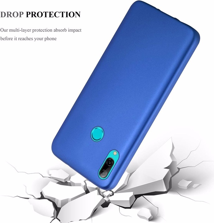 Actual product image Cadorabo TPU Matt Metallic Cover (Huawei P Smart (2019))