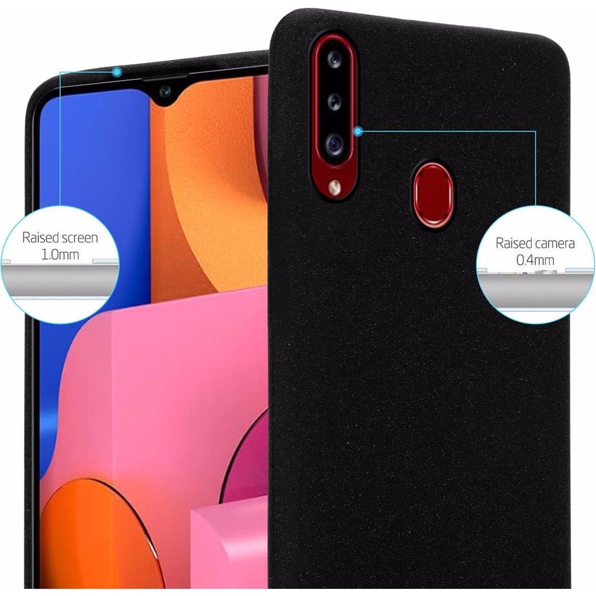 Thumbnail - Cadorabo TPU Frosted Cover (Samsung Galaxy A20s), Smartphone Hülle, Schwarz