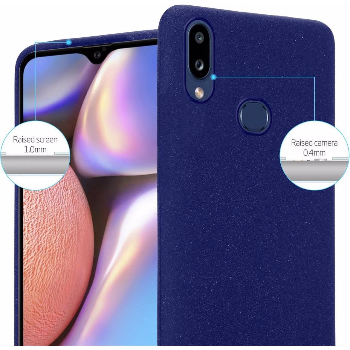 Thumbnail - Cadorabo TPU Frosted Cover (Samsung Galaxy A10s), Smartphone Hülle, Blau