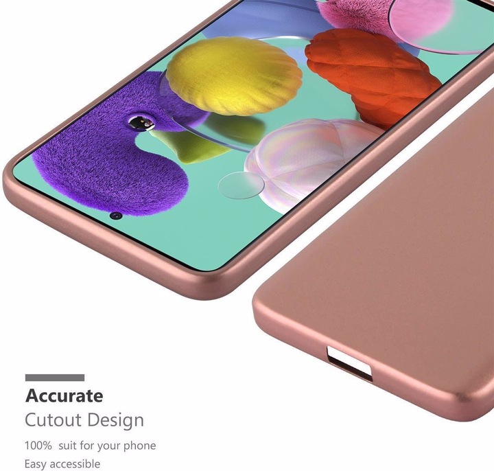 Produktbild Cadorabo TPU Matt Metallic Cover (Samsung Galaxy A51 5G)