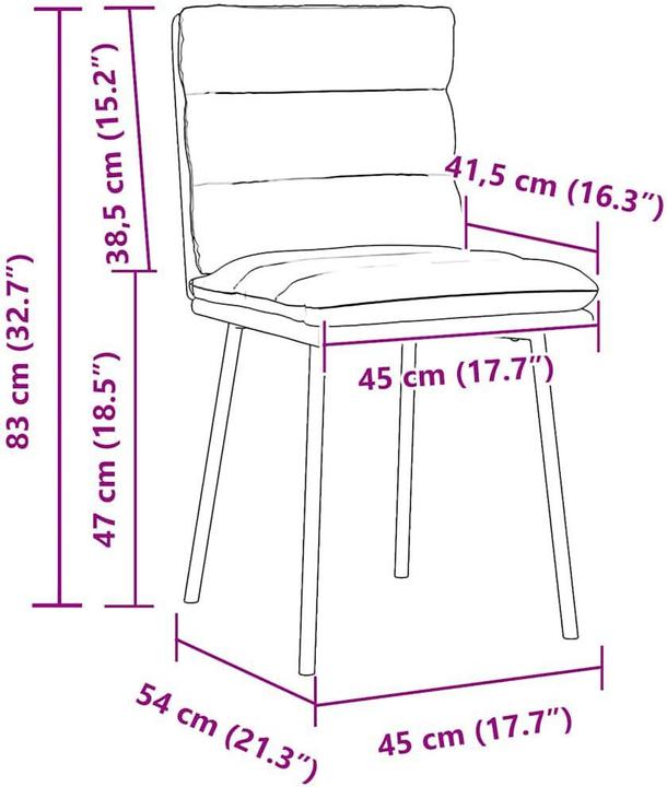 Image du produit vidaXL Esszimmerstuhl