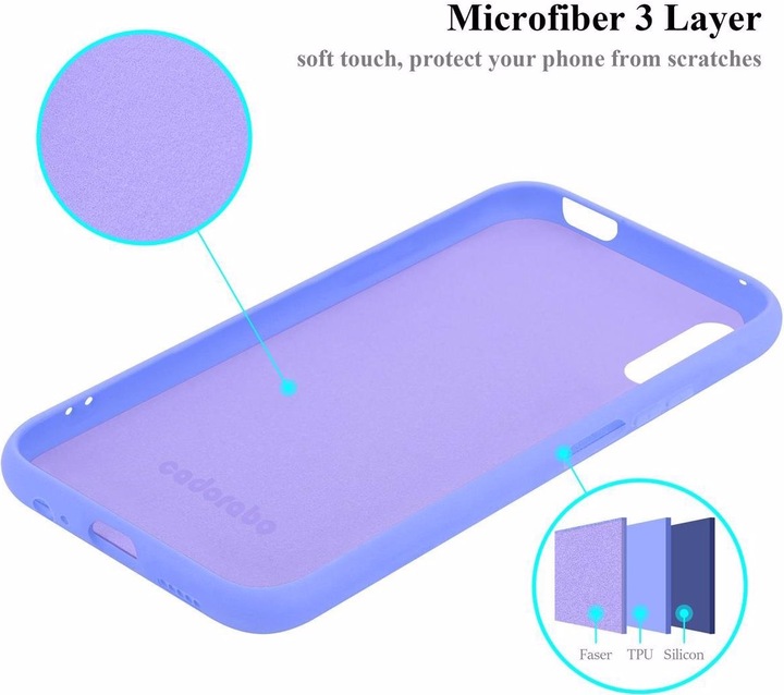 Actual product image Cadorabo TPU Liquid Silicone Case Cover (Vivo Y9s)