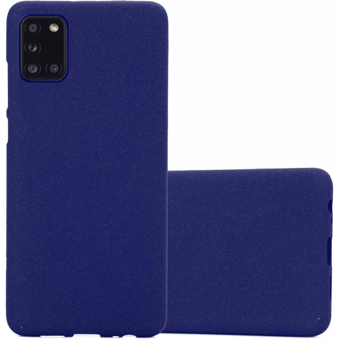 Cadorabo TPU Frosted Cover (Samsung Galaxy A31), Smartphone Hülle, Blau