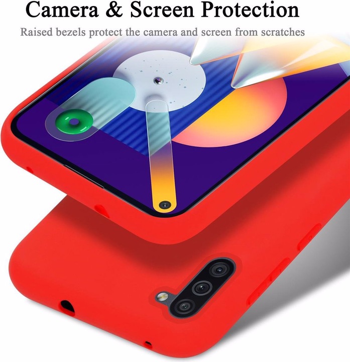 Actual product image Cadorabo TPU Liquid Silicone Case Cover (Samsung Galaxy M11, Samsung Galaxy A11)