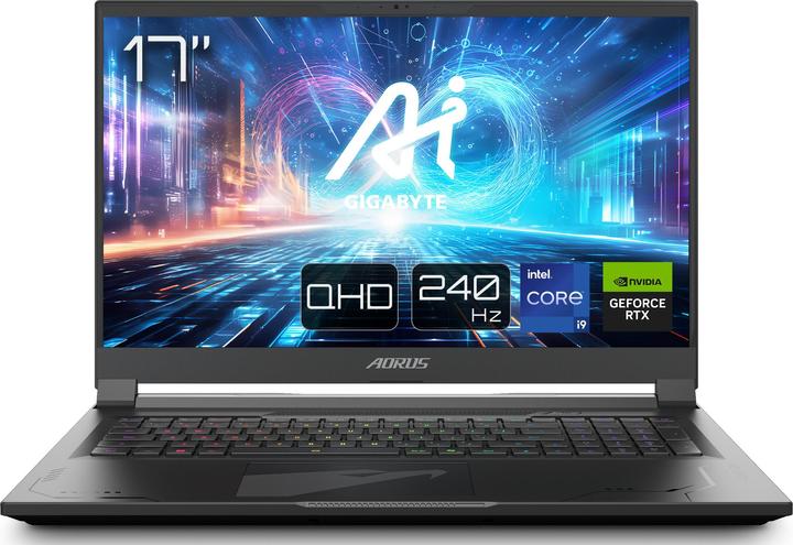 Produktbild Gigabyte AORUS 17.3 I9 W11H 17X RTX 4090 (17.30", Intel Core i9-14900HX, 32 GB, 2000 GB, Nummernblock)