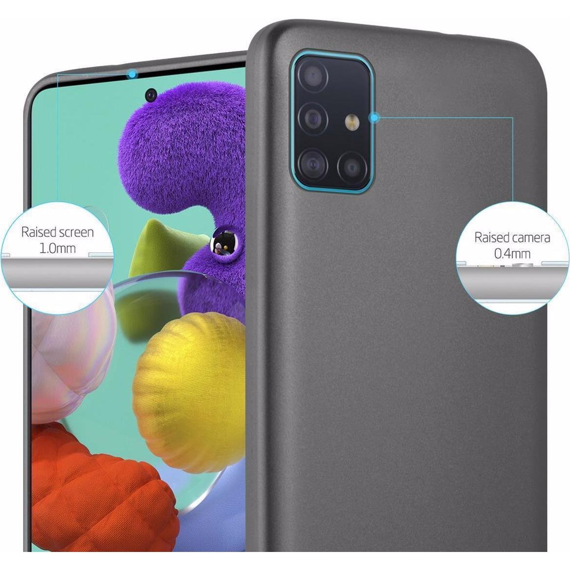 Thumbnail - Cadorabo TPU Matt Metallic Cover (Samsung Galaxy M40s), Smartphone Hülle, Grau