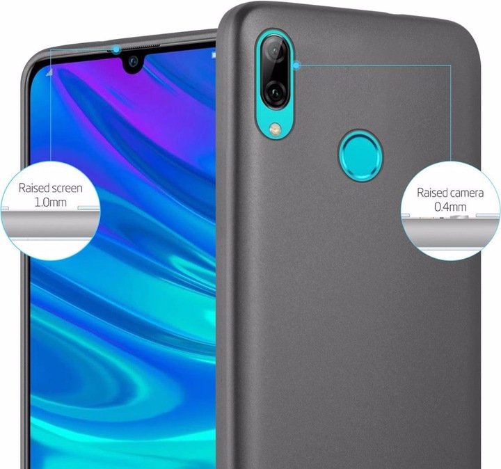 Produktbild Cadorabo TPU Matt Metallic Cover (Huawei P Smart (2019))